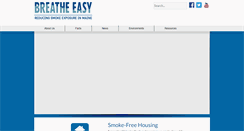Desktop Screenshot of breatheeasymaine.org