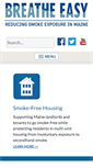 Mobile Screenshot of breatheeasymaine.org